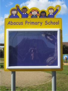 Character Superior External School Notice Board